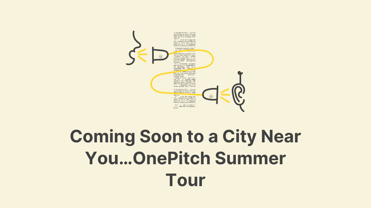 Coming Soon To A City Near You Onepitch Summer Tour Blog Coming Soon To A City Near You Onepitch Summer Tour Blog